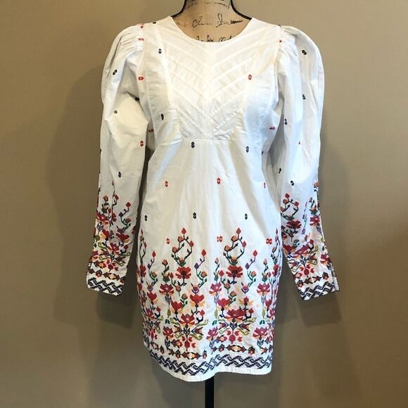 NWD Anthro Chufy Kenko Embroidered Dress XS - Picture 5 of 7